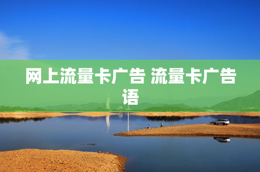网上流量卡广告 流量卡广告语