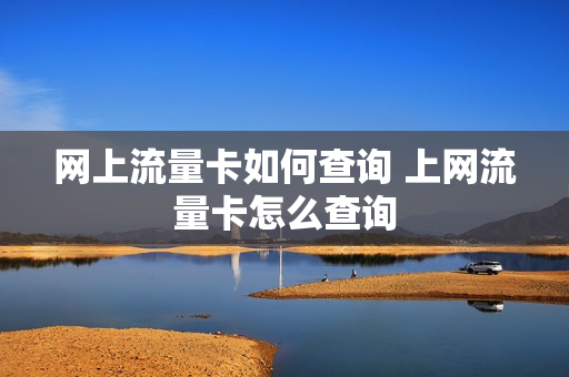 网上流量卡如何查询 上网流量卡怎么查询