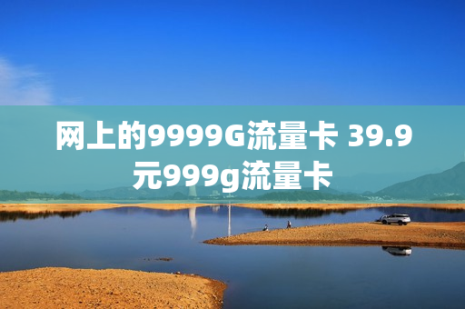 网上的9999G流量卡 39.9元999g流量卡