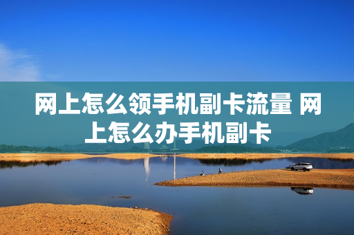 网上怎么领手机副卡流量 网上怎么办手机副卡