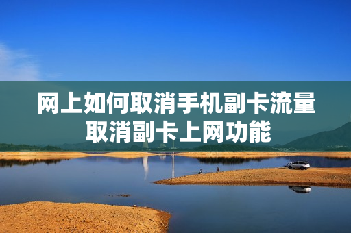 网上如何取消手机副卡流量 取消副卡上网功能
