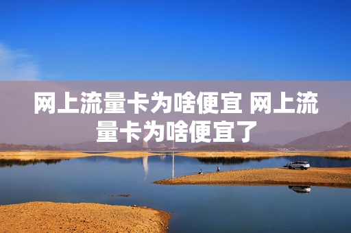 网上流量卡为啥便宜 网上流量卡为啥便宜了