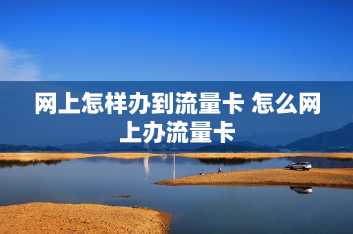 网上怎样办到流量卡 怎么网上办流量卡