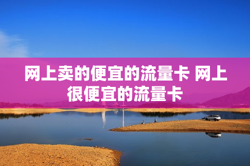 网上卖的便宜的流量卡 网上很便宜的流量卡