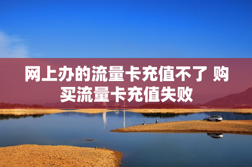 网上办的流量卡充值不了 购买流量卡充值失败