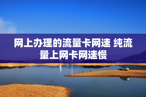 网上办理的流量卡网速 纯流量上网卡网速慢