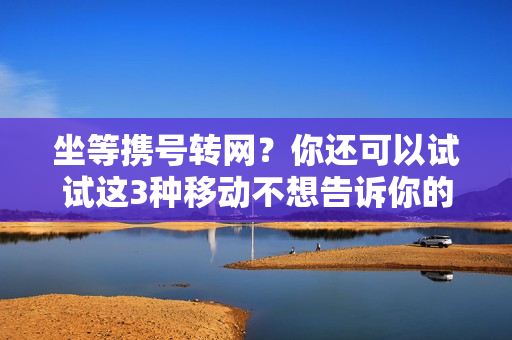 坐等携号转网？你还可以试试这3种移动不想告诉你的组合