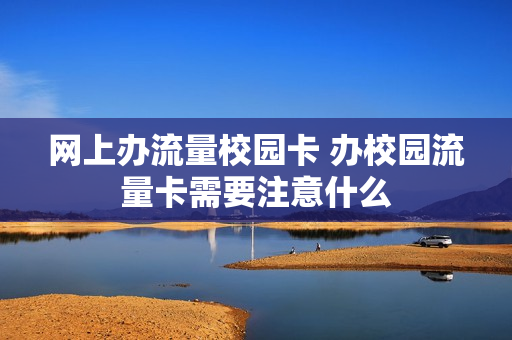 网上办流量校园卡 办校园流量卡需要注意什么