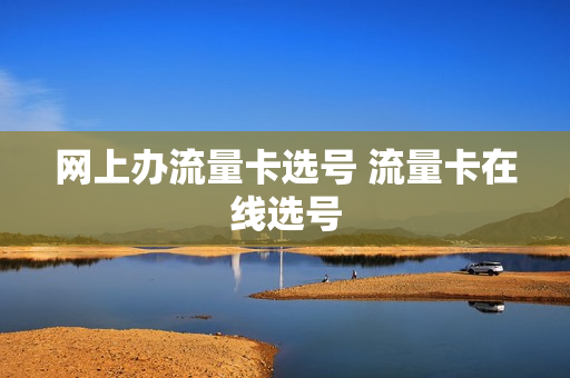 网上办流量卡选号 流量卡在线选号