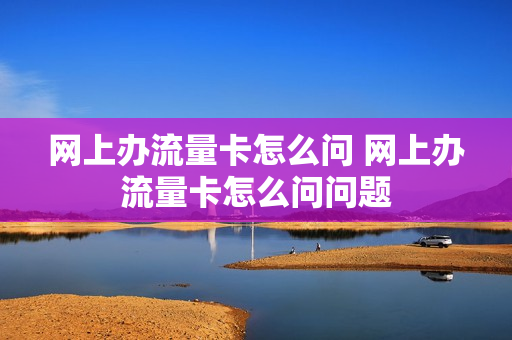 网上办流量卡怎么问 网上办流量卡怎么问问题