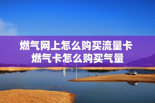 燃气网上怎么购买流量卡 燃气卡怎么购买气量
