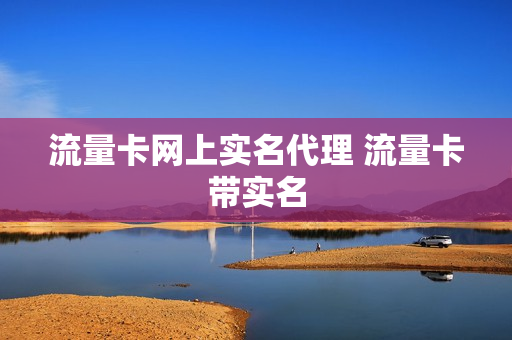 流量卡网上实名代理 流量卡带实名