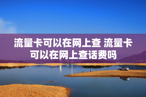 流量卡可以在网上查 流量卡可以在网上查话费吗