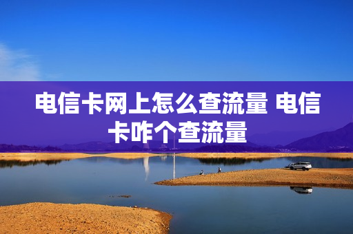 电信卡网上怎么查流量 电信卡咋个查流量