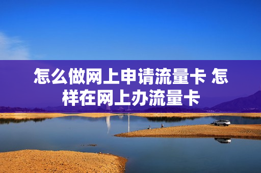 怎么做网上申请流量卡 怎样在网上办流量卡