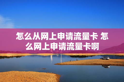 怎么从网上申请流量卡 怎么网上申请流量卡啊