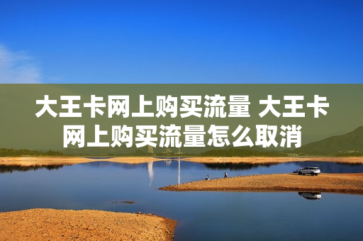 大王卡网上购买流量 大王卡网上购买流量怎么取消