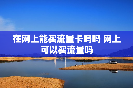 在网上能买流量卡吗吗 网上可以买流量吗