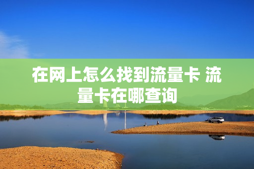 在网上怎么找到流量卡 流量卡在哪查询