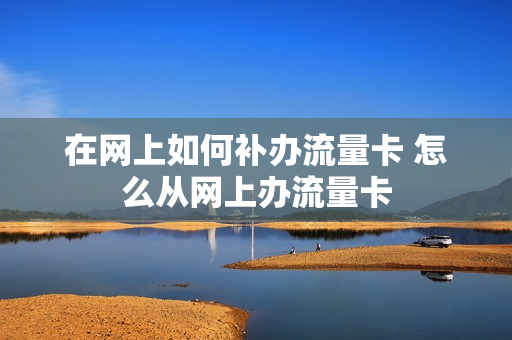 在网上如何补办流量卡 怎么从网上办流量卡
