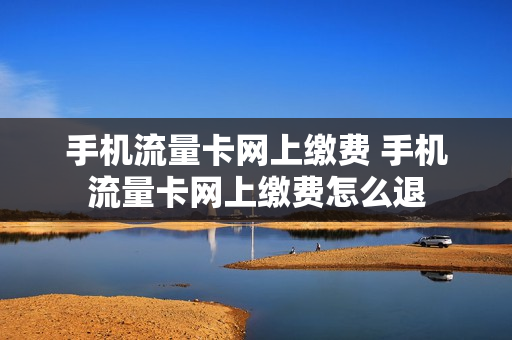 手机流量卡网上缴费 手机流量卡网上缴费怎么退