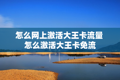 怎么网上激活大王卡流量 怎么激活大王卡免流
