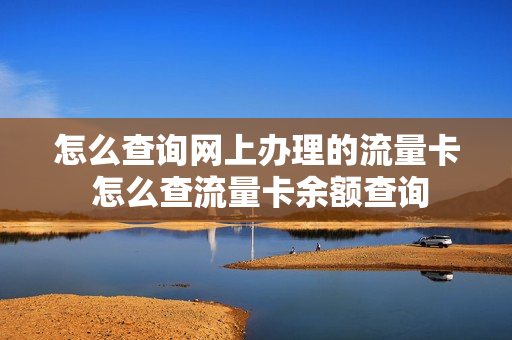 怎么查询网上办理的流量卡 怎么查流量卡余额查询