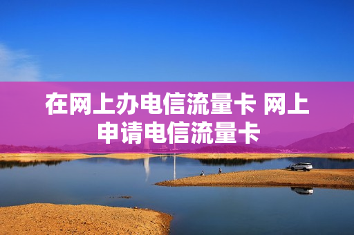 在网上办电信流量卡 网上申请电信流量卡