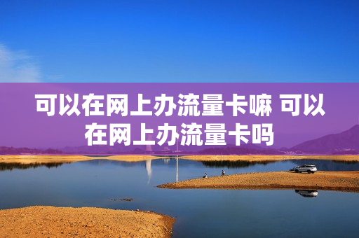 可以在网上办流量卡嘛 可以在网上办流量卡吗
