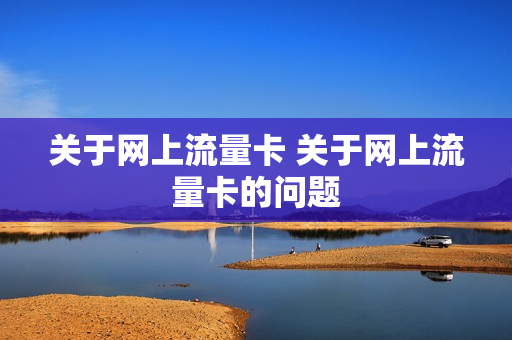 关于网上流量卡 关于网上流量卡的问题