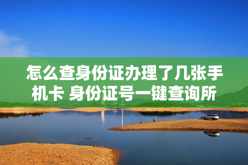 怎么查身份证办理了几张手机卡 身份证号一键查询所有手机号