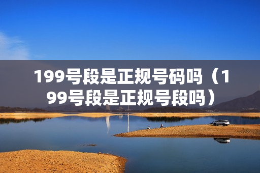 199号段是正规号码吗（199号段是正规号段吗）
