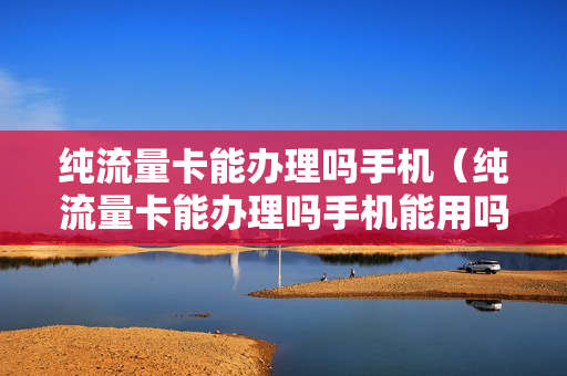 纯流量卡能办理吗手机（纯流量卡能办理吗手机能用吗）