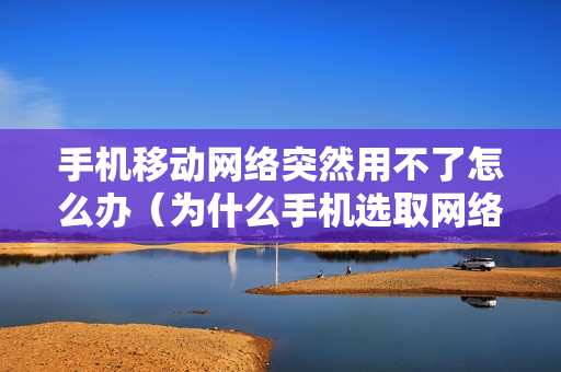 手机移动网络突然用不了怎么办（为什么手机选取网络选不上）