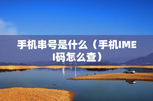 手机串号是什么（手机IMEI码怎么查）