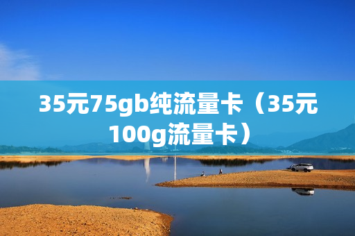 35元75gb纯流量卡（35元100g流量卡）