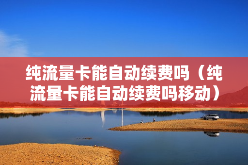 纯流量卡能自动续费吗（纯流量卡能自动续费吗移动）