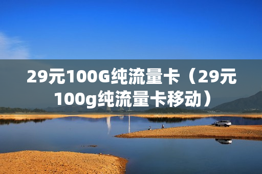 29元100G纯流量卡（29元100g纯流量卡移动）
