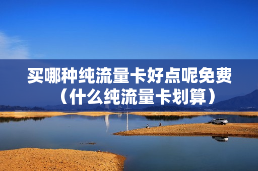 买哪种纯流量卡好点呢免费（什么纯流量卡划算）