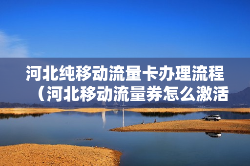 河北纯移动流量卡办理流程（河北移动流量券怎么激活）