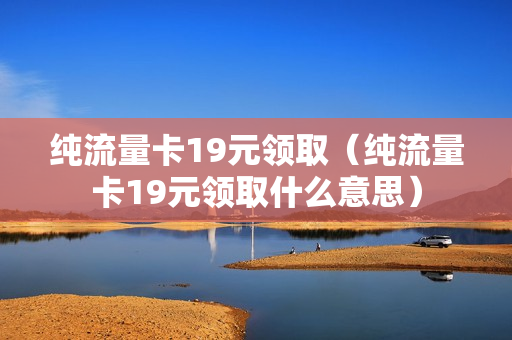 纯流量卡19元领取（纯流量卡19元领取什么意思）