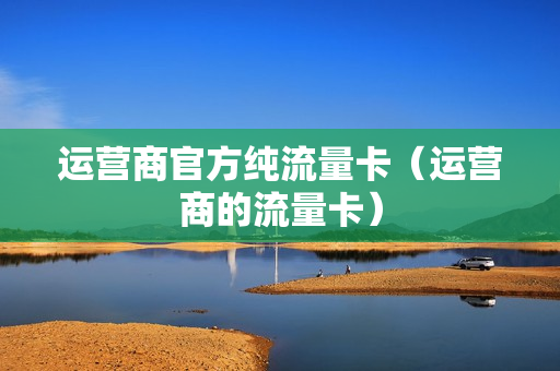 运营商官方纯流量卡（运营商的流量卡）