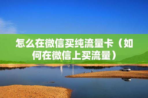 怎么在微信买纯流量卡（如何在微信上买流量）