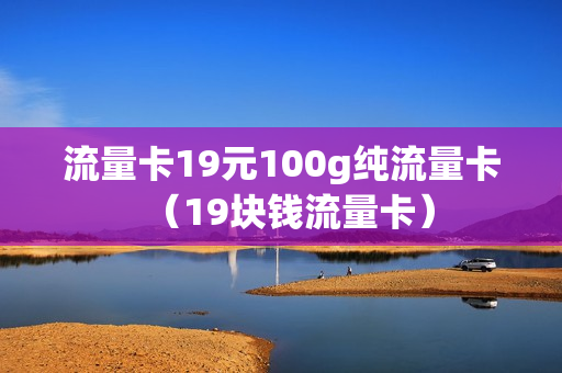 流量卡19元100g纯流量卡（19块钱流量卡）