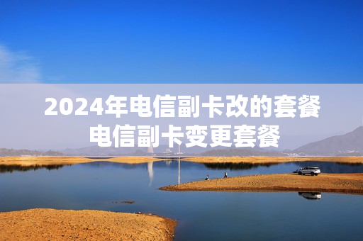 2024年电信副卡改的套餐 电信副卡变更套餐