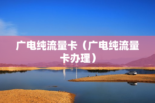 广电纯流量卡（广电纯流量卡办理）