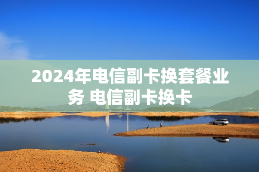 2024年电信副卡换套餐业务 电信副卡换卡