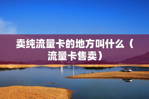 卖纯流量卡的地方叫什么（流量卡售卖）
