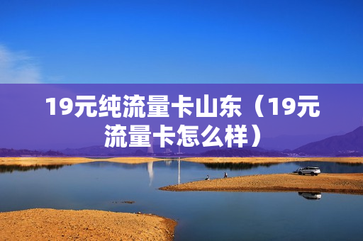 19元纯流量卡山东（19元流量卡怎么样）