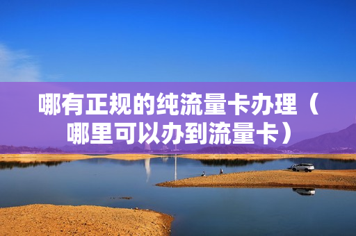 哪有正规的纯流量卡办理（哪里可以办到流量卡）